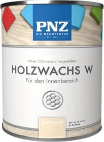 PNZ Holzwachs W Wohnraumlasur innen antikweiß, 250ml