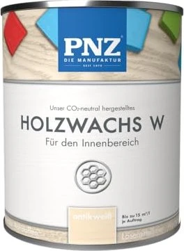 PNZ Holzwachs W Wohnraumlasur innen antikweiß, 250ml