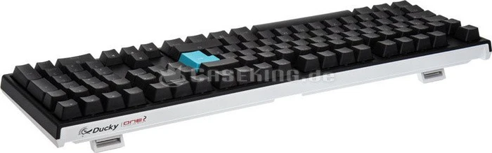 Ducky One 2 Backlit PBT, LEDs weiß, schwarz, MX RED, USB, DE