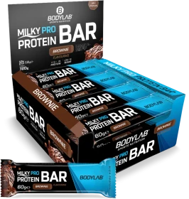 BodyLab24 Milky Pro Protein Bar Chocolate Brownie 12x60g