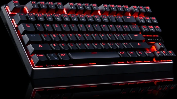 Modecom Volcano Lanparty, LEDs rot, Gaote Outemu BLUE, USB, US