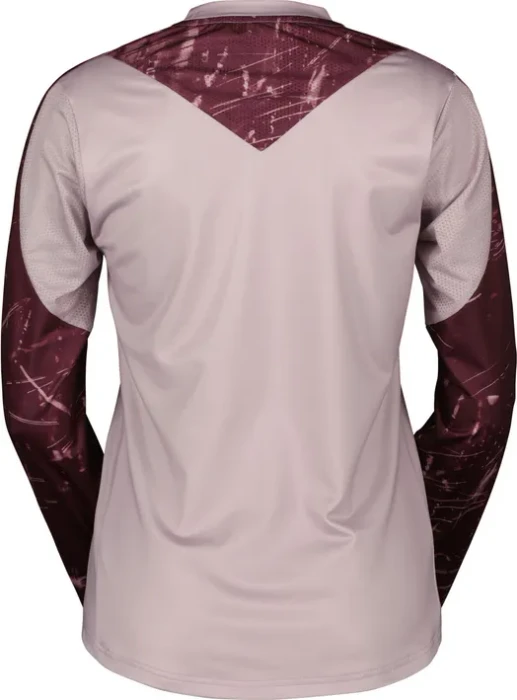 Scott Trail Storm Trikot langarm cloud pink/wild red (Herren)