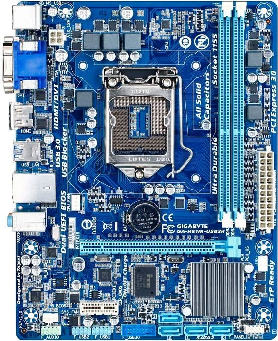 GIGABYTE GA-H61M-USB3H (Intel 1155)