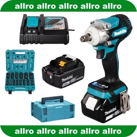 Makita DTW300TJX7 Akku-Schlagschrauber inkl. MAKPAC + 2 Akkus 5.0Ah + Zubehör