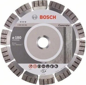 Bosch Professional Best for Concrete Diamanttrennscheibe, 180x2.4x22.23mm, 1 Stück