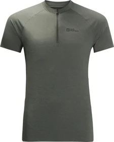 Jack Wolfskin Prelight Pro Zip Funktionsshirt kurzarm gecko green (Herren)