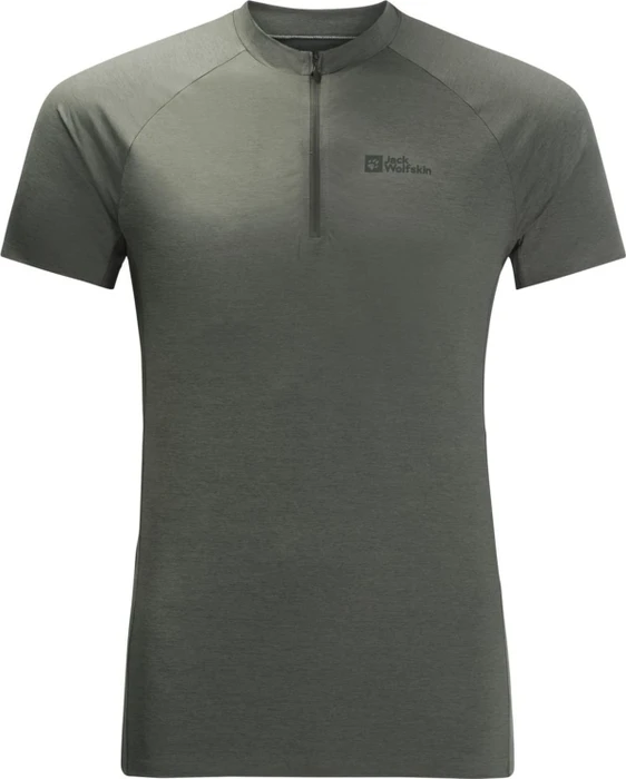 Jack Wolfskin Prelight Pro Zip Funktionsshirt kurzarm gecko green (Herren)