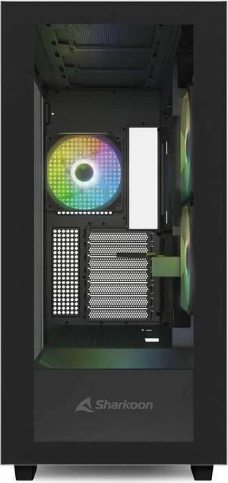 Sharkoon Rebel C60 RGB Black, Glasfenster