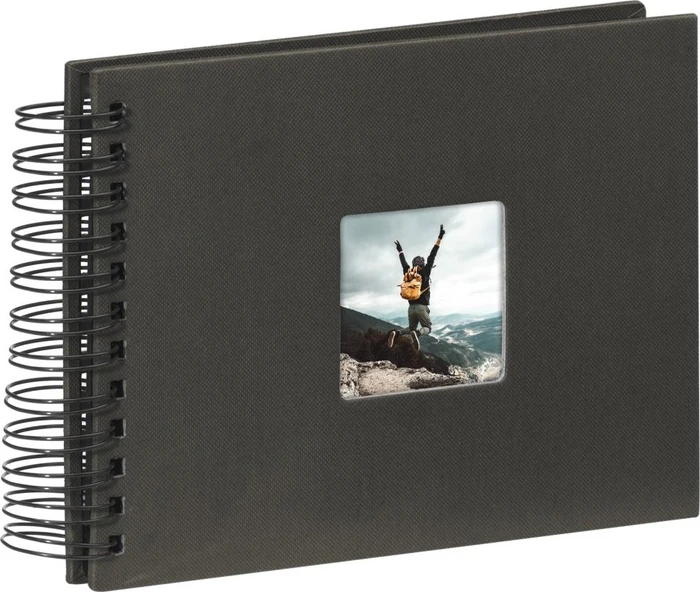 Hama Spiralalbum Fine Art 24x17 / 50 schwarz Seiten schwarz