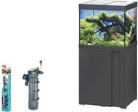 EHEIM vivalineLED 150 Aquarium-Set mit Unterschrank, anthrazit, 150l