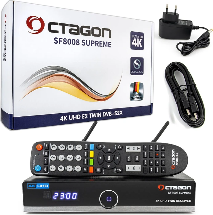 Octagon SF8008 Supreme Twin 4K, ohne Festplatte