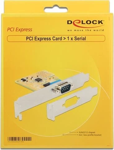 DeLOCK 1x seriell, PCIe 2.0 x1