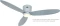CasaFan Eco Plano II 132 LG-LG WiFi Deckenventilator lichtgrau Vorschaubild