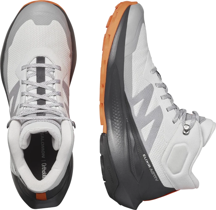 Salomon Elixir Activ Mid GTX glacier grey/phantom/dragon fire (Herren)