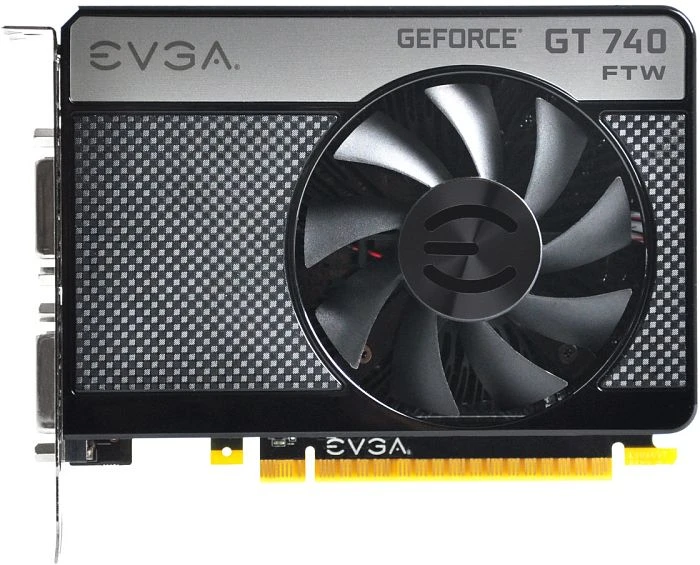 EVGA GeForce GT 740 FTW, 2GB GDDR5, 2x DVI, Mini HDMI