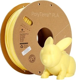 Polymaker PolyTerra PLA, banana, Spule, 1.75mm, 1.00kg