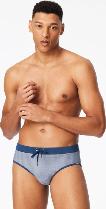 Schiesser Aqua Slip Badehose blau (Herren)