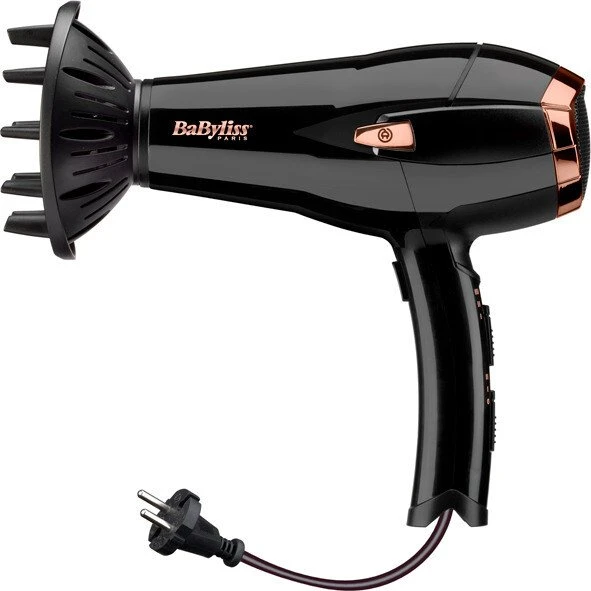 BaByliss D373E Cordkeeper 2000 schwarz/rosegold