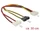 DeLOCK Molex auf 4-Pin Adapter, 30cm/30cm (83343)