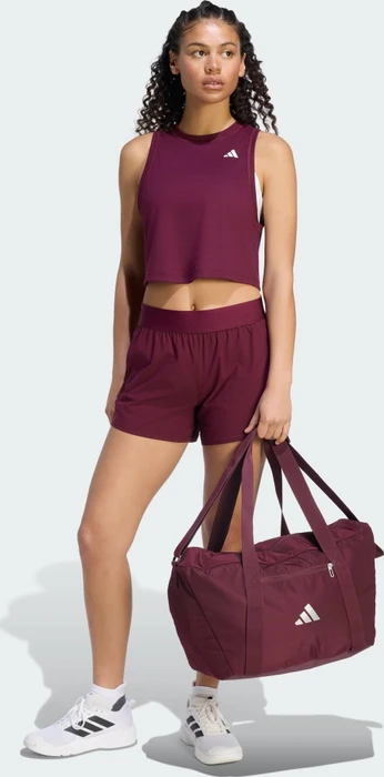 adidas Fitness & Training Sporttasche maroon/silver metallic
