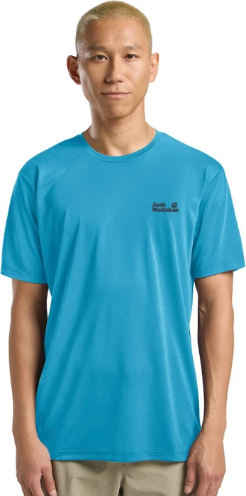 Jack Wolfskin Vonnan Graphic Funktionsshirt kurzarm outdoor empire blue (Herren)