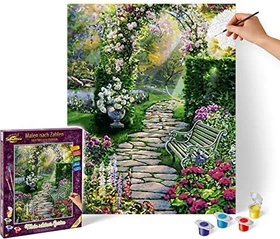 Schipper Arts & Crafts Malen nach Zahlen Mein schöner Garten