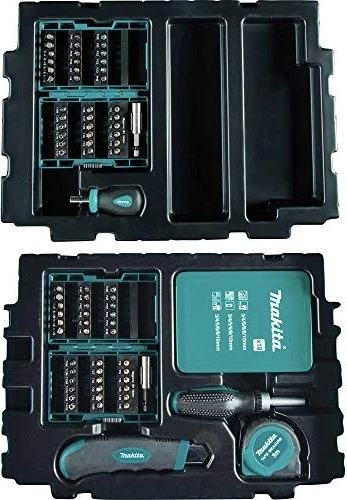 Makita Bohrer-/Bits-Zubehörset inkl. MAKPAC, 96-tlg.