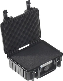 B&W International Outdoor Case Typ 500 PP.23 mit Würfelschaumstoff schwarz