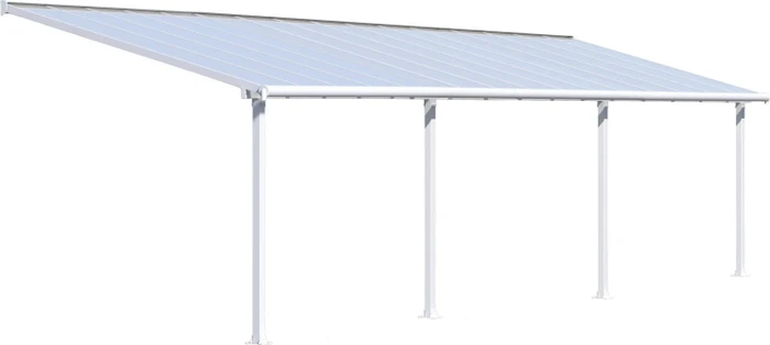 Palram Canopia Olympia Terrassenüberdachung 980x300cm weiß