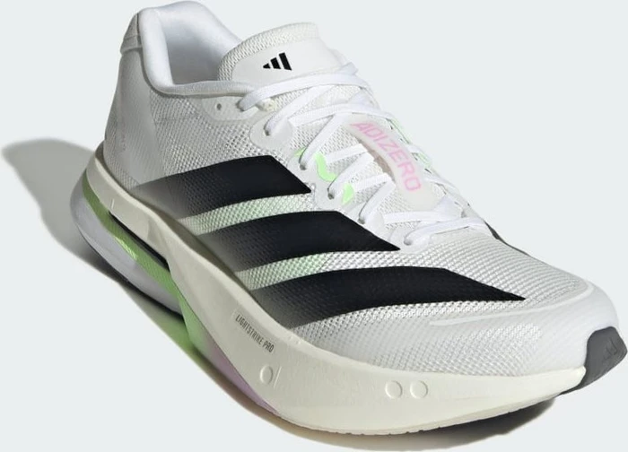 adidas Adizero Boston 13 cloud white/core black/dash grey (Damen)