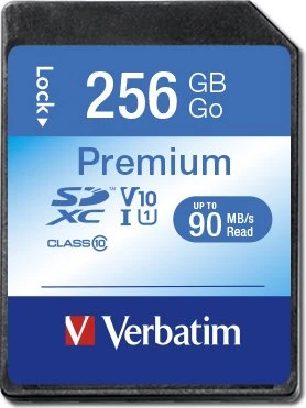 Verbatim Premium, SD UHS-I U1, V10