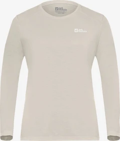 Jack Wolfskin Vonnan Funktionsshirt langarm pale sand (Damen)