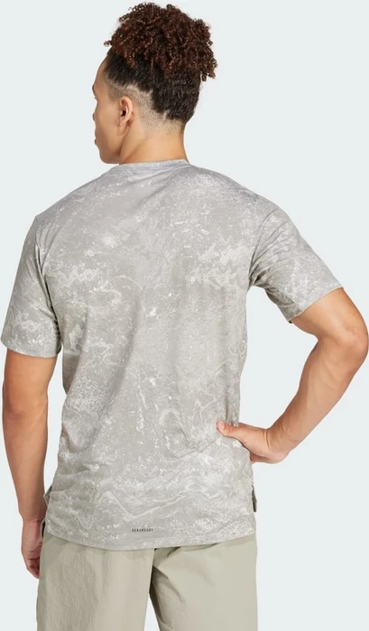 adidas Power Workout Funktionsshirt kurzarm silver pebble/black (Herren)