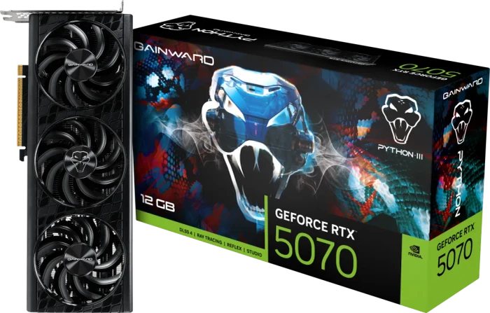 Gainward GeForce RTX 5070 Python III, 12GB GDDR7, HDMI, 3x DP