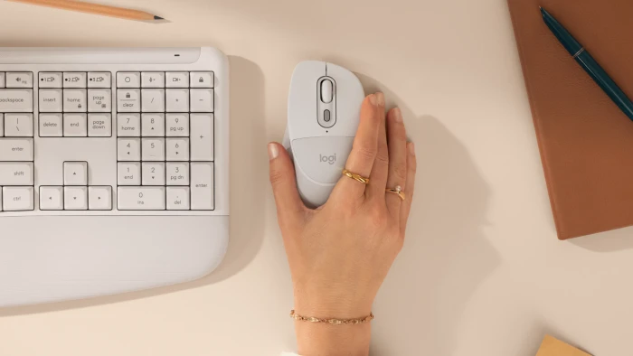 Logitech MK880 Signature Comfort Plus Combo Off-White, USB/Bluetooth, EN