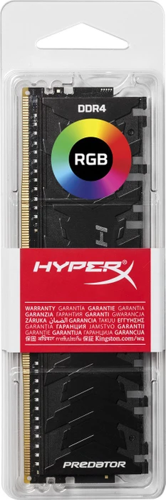 Kingston HyperX Predator RGB UDIMM 16GB Kit, DDR4-2933, CL15-17-17, 1RX8