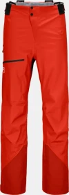 Ortovox 3L Ortler Hose lang hot orange (Herren)