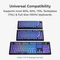 Glorious GPBT Basics Keycaps, Kunststoff (PBT), Mana Blue, blau, 131 Tasten, ISO-ND Vorschaubild