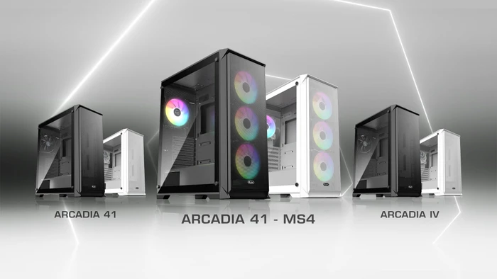 Raijintek Arcadia 41, Glasfenster