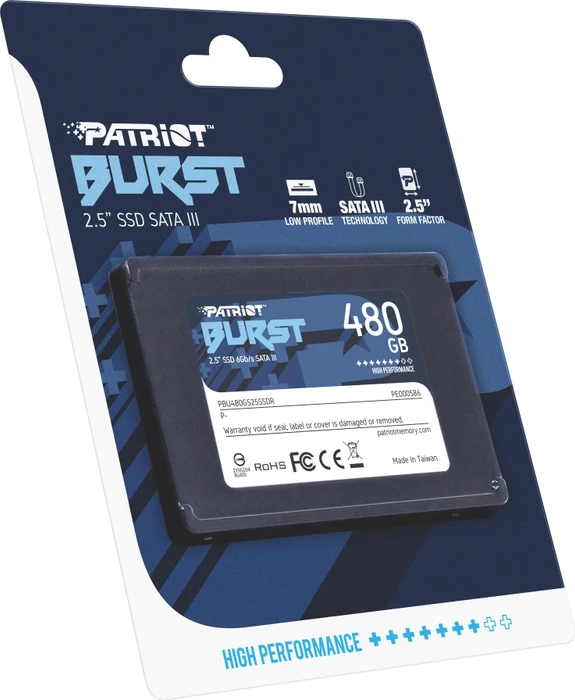 Patriot Burst 480GB, 2.5" / SATA 6Gb/s