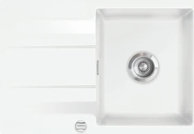 systemceram Genea 75 F Einbau Becken reversibel mit Ablauffernbedienung grönland
