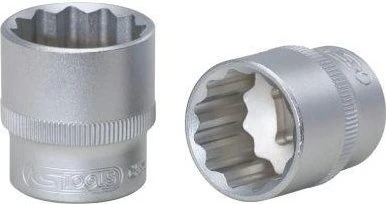 KS Tools Außenzwölfkant Steckschlüssel 3/8", 7x28mm