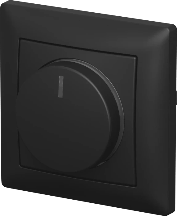 Busch-Jaeger Drehdimmer LED Komplettset, schwarz matt