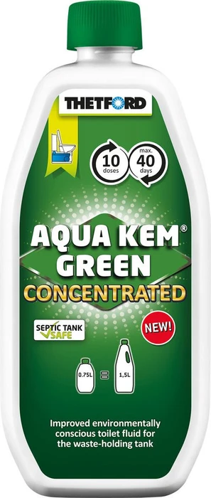 Thetford Aqua Kem Green Concentrated Fäkalientankzusatz 750ml Sanitärflüssigkeit