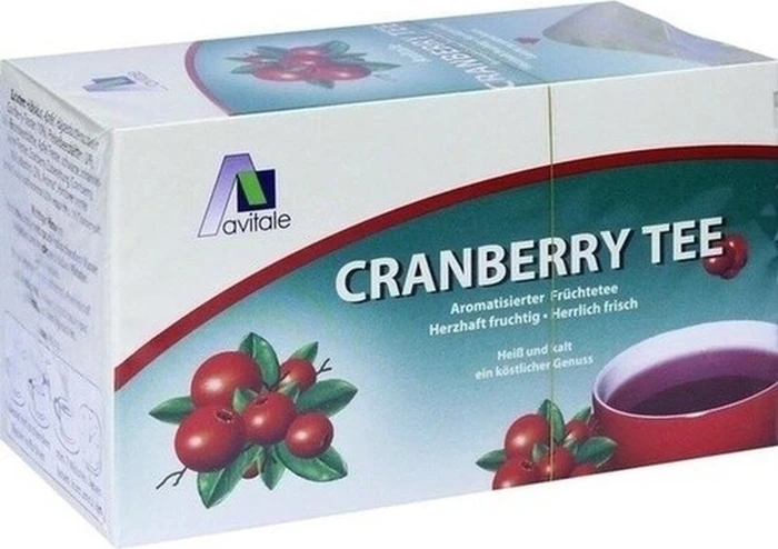 Avitale Cranberry Tee Beutel, 20 Stück