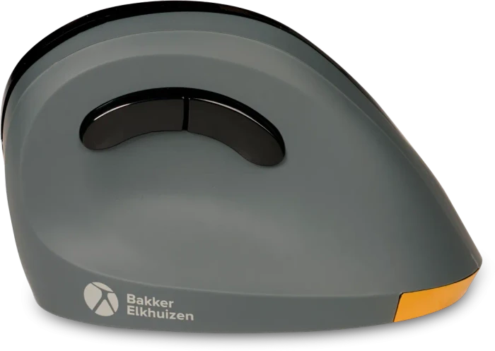 BakkerElkhuizen PRF Vertical Mouse Wireless, Vertikale Maus Rechts schwarz/grau, USB