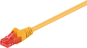 goobay Patchkabel, Cat6, U/UTP, RJ-45/RJ-45, 15m, gelb