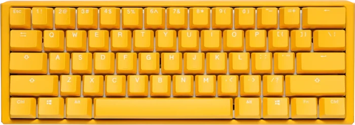 Ducky One 3 Yellow Mini PBT, LEDs RGB, MX RGB CLEAR, USB, US