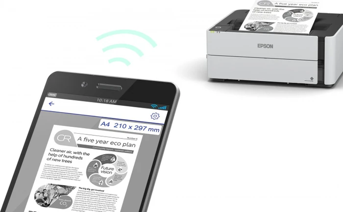 Epson EcoTank ET-M1170, Tinte, einfarbig