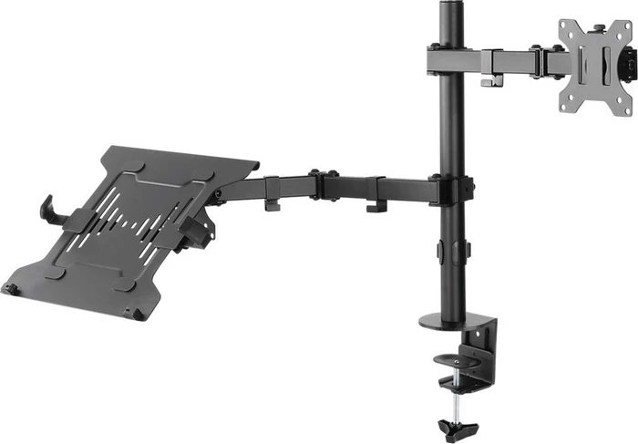 Wentronic Goobay Monitorhalterung mit Laptop-Arm Flex